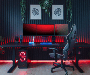 10 Dark-Themed Gaming Rooms That Feel Like a Vibe